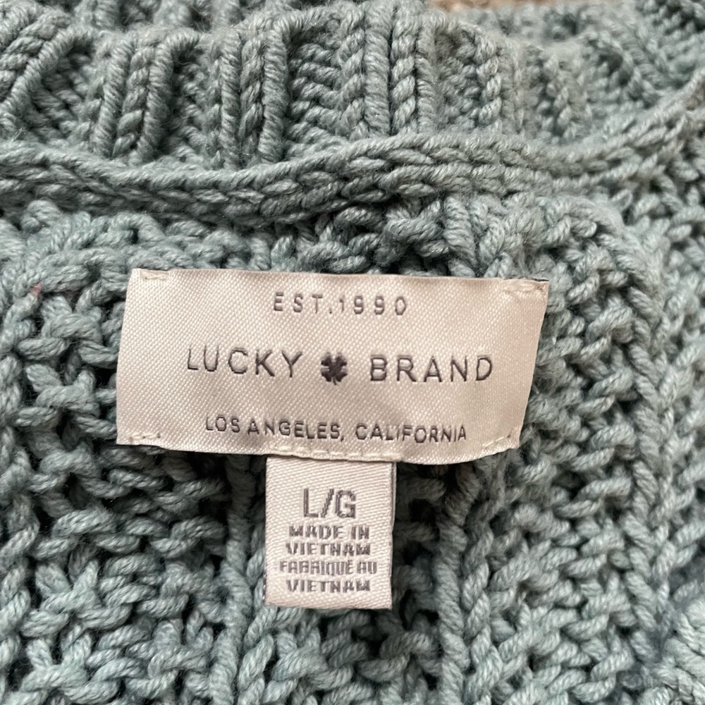 Blue Lucky Brand Sweater - Picture 2 of 4